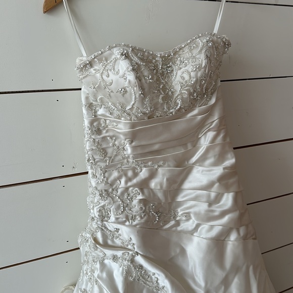 Ivory Beaded Wedding Dress - Picture 8 of 8